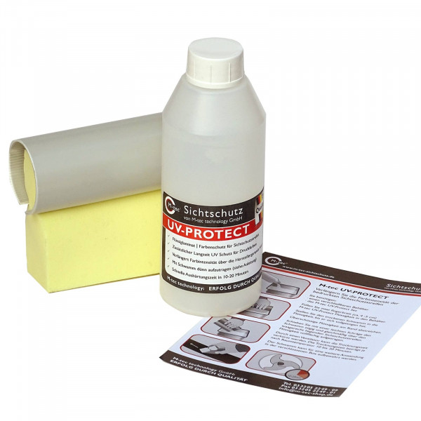 M-tec UV-Protect Flüssiglaminat Set | Flüssigkeit | Schwamm | Anleitung
