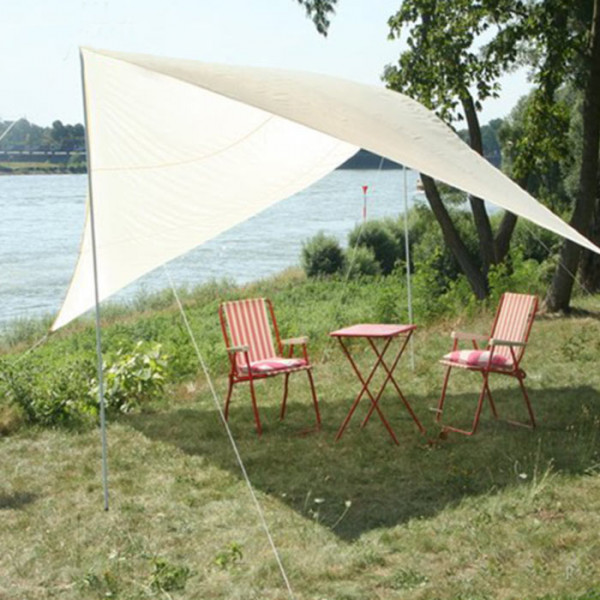 Viereck Sonnensegel für Camping, Garten, Strand