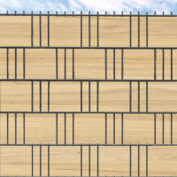 Hart PVC Zaunblenden mit Motiv Fichte