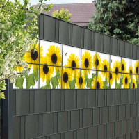 Bedruckte Kreativstreifen Motiv Sonnenblumen, Anwenedung